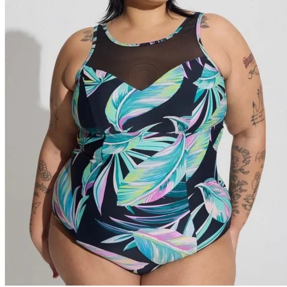 New WITH TAGS TORRID 1, 2, 3, & 4 ONE PIECE SWIM SUITS - Picture 3 of 3